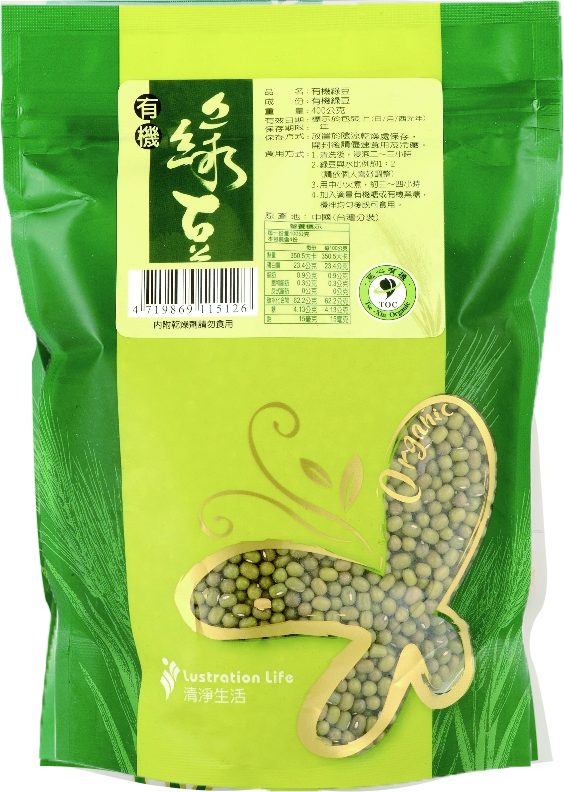 有機綠豆400g