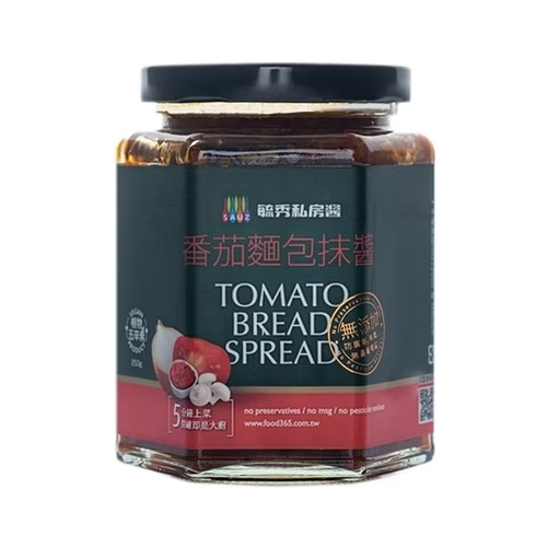 毓秀蕃茄麵包抹醬250g/罐