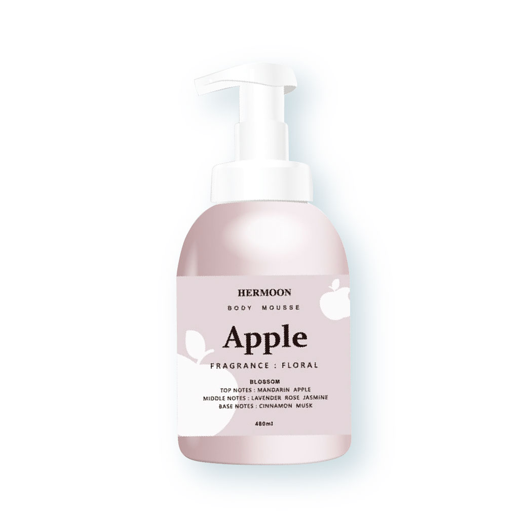 荷沐肉桂蘋果沐浴慕斯480ml 