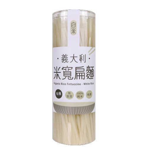 銀川有機義大利寬扁麵-白米300g