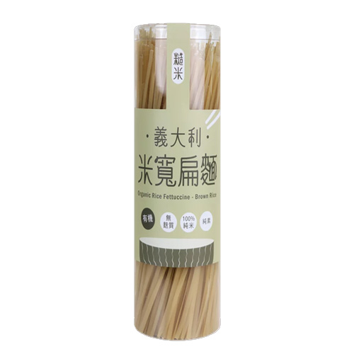 銀川有機義大利寬扁麵-糙米300g