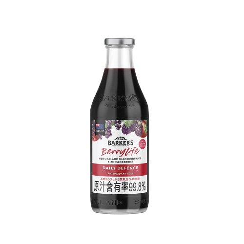 綠邦-BARKERS黑醋栗波森莓綜合果汁(710ml/瓶)